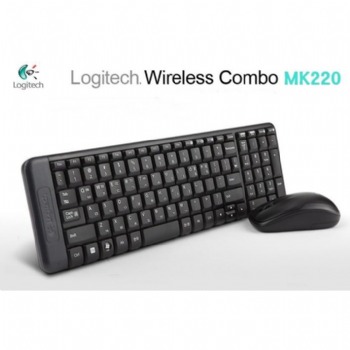 Bộ bàn phím chuột không dây logitech MK220 (920-003235)