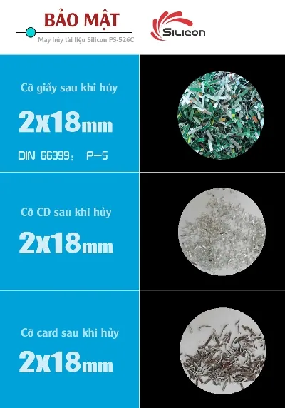 Máy Hủy Công Nghiệp Silicon PS-526C