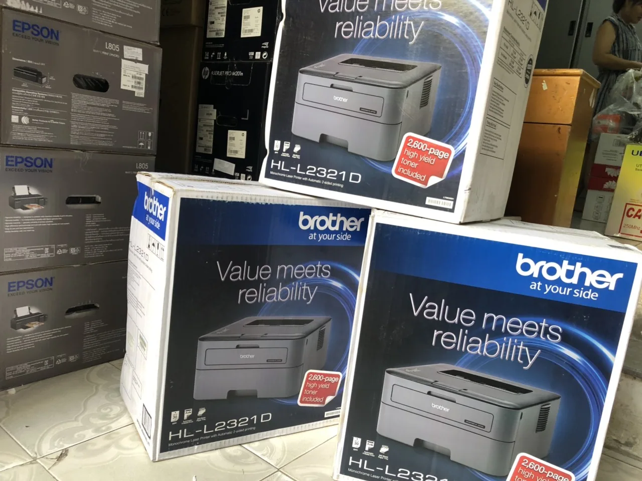 Máy in laser đen trắng Brother HL-L2366DW - A4