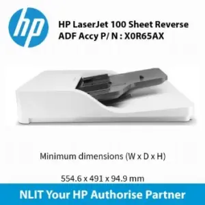 Bộ nạp tài liệu tự động HP LaserJet 100-sheet Reverse Automatic Document Feeder (X0R65A)